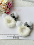 White Brown Bear Bobbles