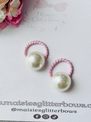 Small Iridescent Circle Hair Bobbles