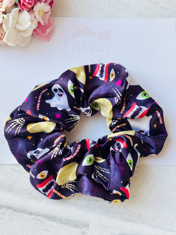 Mixed Halloween Scrunchie