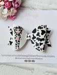 Girl Cow Bow