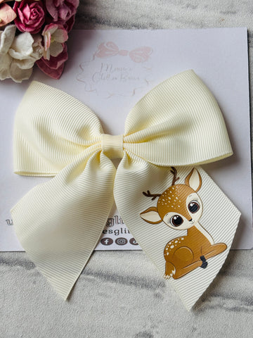 Deer Ribbon Bow