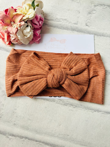 Rustic Brown Baby Headband