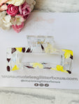 Yellow & Brown Claw Clip