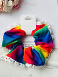 Rainbow Scrunchie