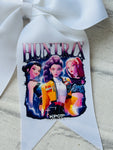 White K-Pop Demon Hunters Ponytail Bow Style 2