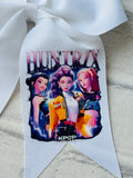 White K-Pop Demon Hunters Ponytail Bow Style 2