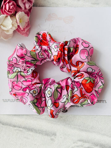 Strawberries & Cherries Scrunchie