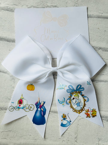 Cinderella Ribbon Ponytail Bow