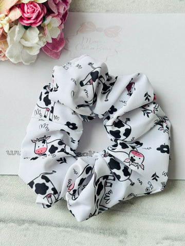 Cow Scrunchie