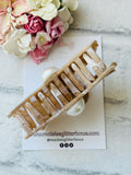 Tan Claw Clip