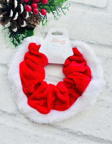 Red & White Scrunchie