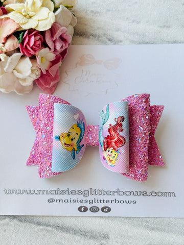 Pink Ariel Bow