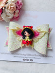 Clay Butterfly Girl Bow 5