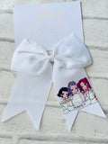 White K-Pop Demon Hunters Ponytail Bow Style 4
