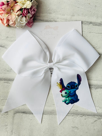 Stitch Ponytail Bow, Style 4