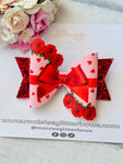 Hearts & Roses Bow