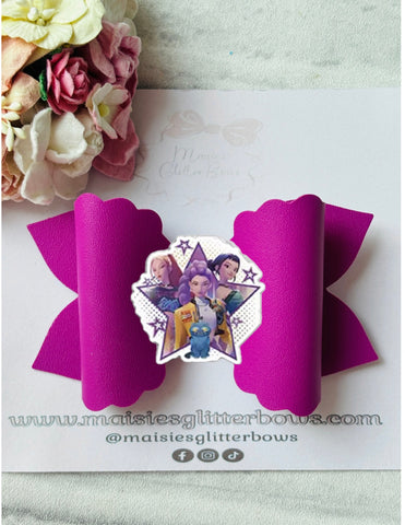 Pre Order ✨ A Leatherette K Pop Bow
