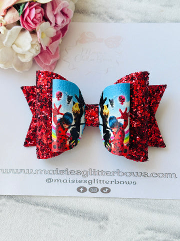 Ladybug & Cat Noir Bow