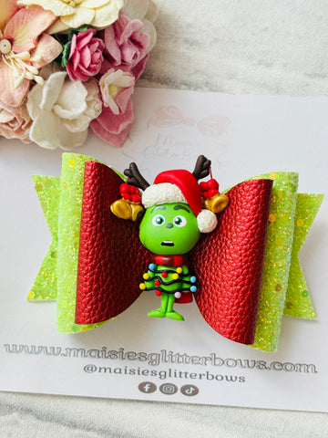 The Grinch Bow