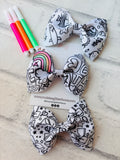 Colour Your Own Ribbon Bow