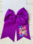 Demon Hunters K Pop Purple Ribbon Ponytail Bow