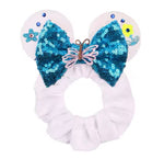 Blue & White Mirabel Ears Scrunchie