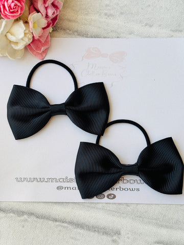 Black Ribbon Bow Bobbles
