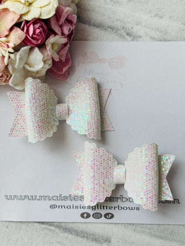 Small Sequin & Glitter Holographic Bows
