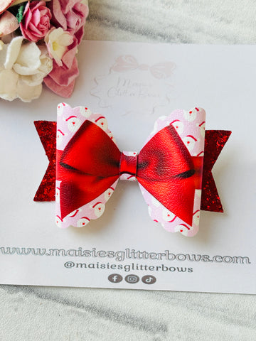 Santa Gift Wrap Bow