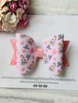 Pink Miss Rachel Bow