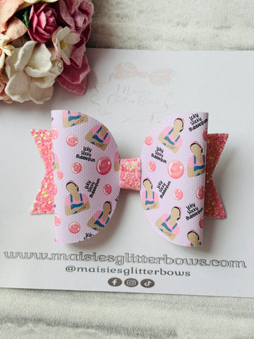 Pink Miss Rachel Bow
