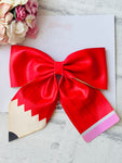 Red Pencil Bow