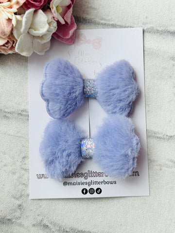 Lilac Fluffy Bows