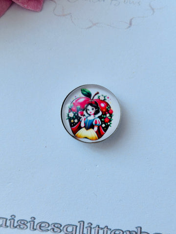 Snow White Snap Button