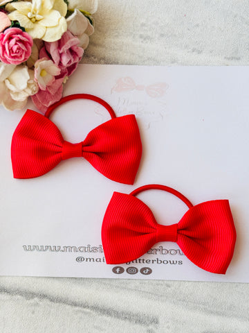 Red Ribbon Bow Bobbles