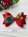 Christmas Stitch & Scrump Bow