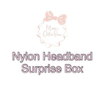 Nylon Headband Surprise Bow Box